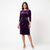 Wine Velvet draped Party Dress