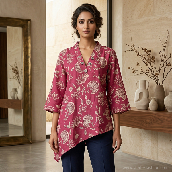 Bloom Asymmetric Kurti
