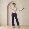 chic sage flared pants