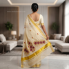 Gulnaar Blossom Kasavu Saree