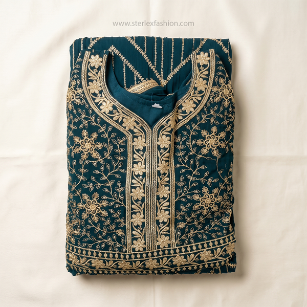 Noor mahal embroidered Gown