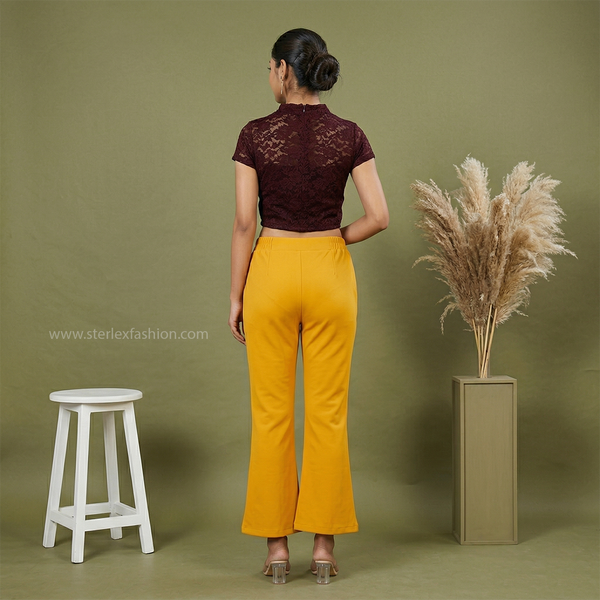 chic sage flared pants