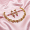 Royal Pink Sparkle Necklace Set