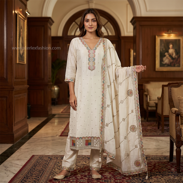 Rangrez Ivory Suit Set