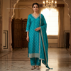 Zehra Teal Royale Set