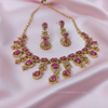 Ruby Royale Drop Necklace Set
