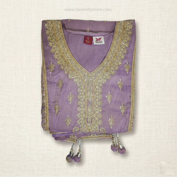 Aafreen Lavender Heritage Set