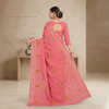Noor Vastra Coral Blossom Saree
