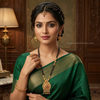 Antique Floral Mangalsutra Set