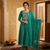 Teel Green Anarkali Suit Set
