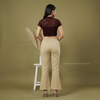 chic sage flared pants