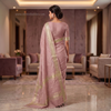Mauve Rajsi Weave Saree