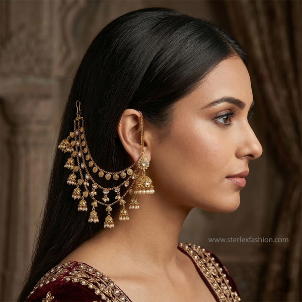 Kiyra Royal Layered Ear Chain
