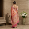 Rangrekha Pink Zari Saree