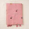 Rangika Pink Tassel Zari Saree