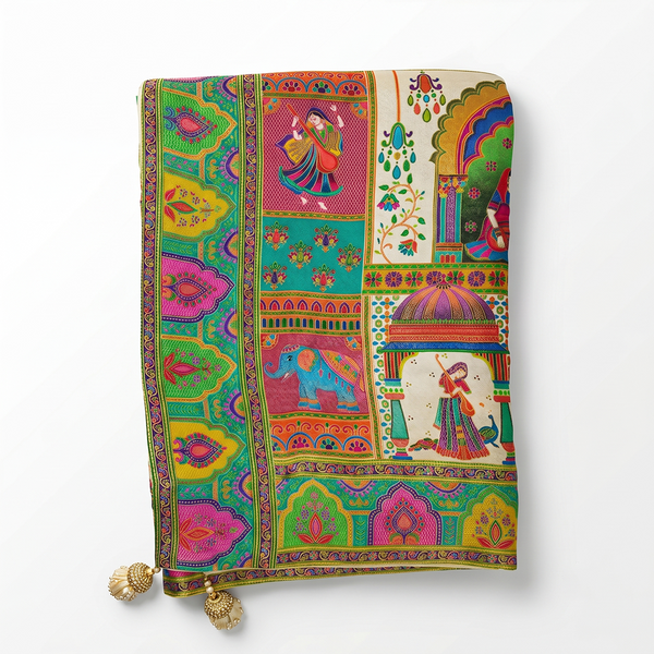 Rajwadi Rangmahal Heritage Saree