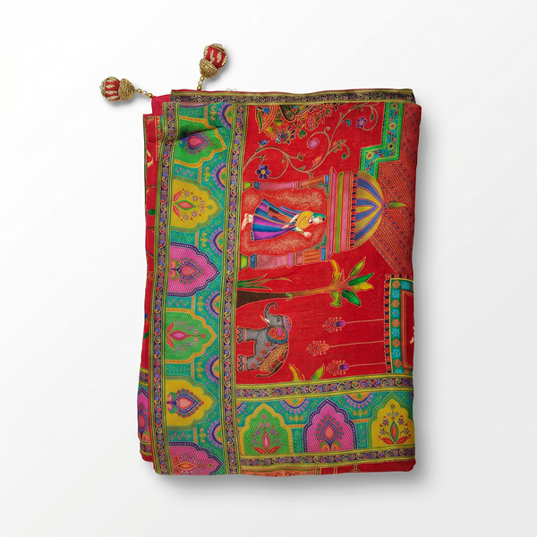 Rajwadi Rangmahal Heritage Saree