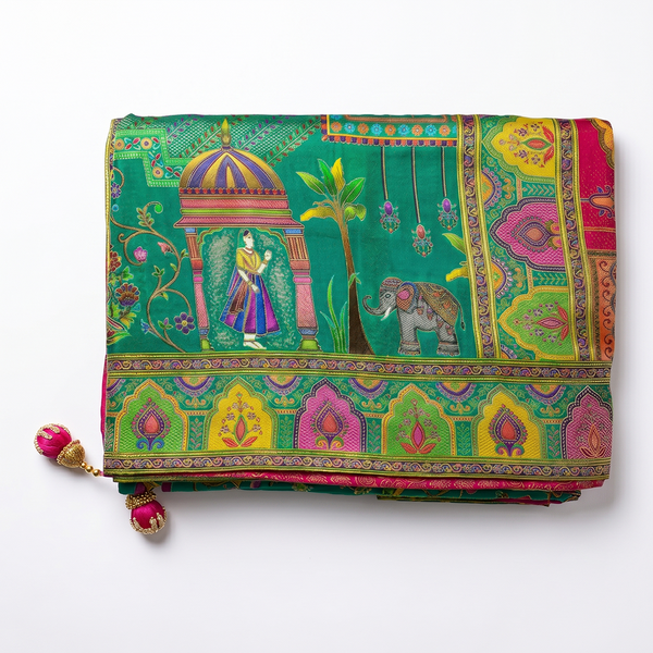 Rajwadi Rangmahal Heritage Saree