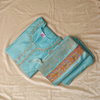 Sky Blue Embroidered Suit Set