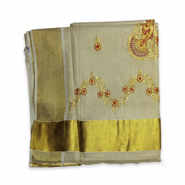 Rajsi Mayurika Kasavu Saree