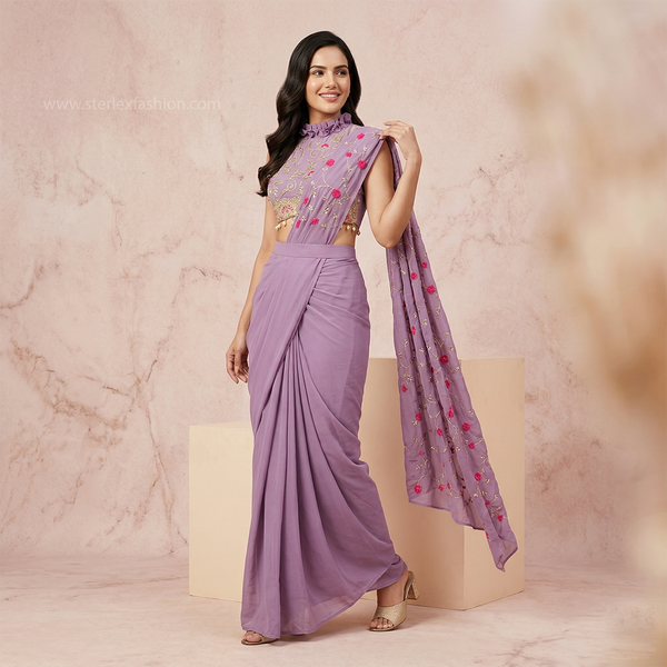 Rosette Grace Pre-Draped Saree