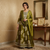 Olive Grace Printed Cotton Anarkali Set
