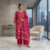 Rani Pink Heritage Printed Cotton Suit Set