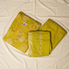 Lime Zest Elegance Printed Cotton Suit Set