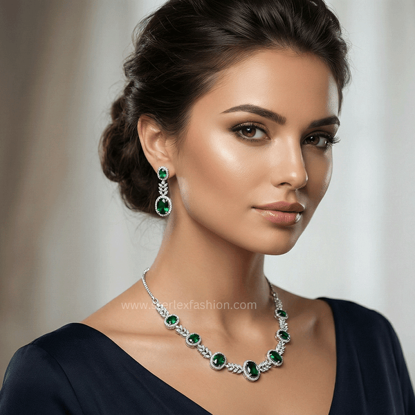 Elite Sparkle AD Necklace Set