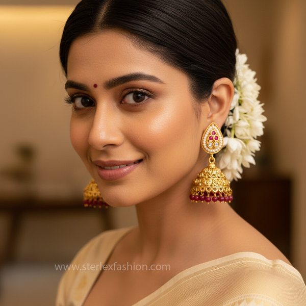 Ratna Teardrop Jhumki