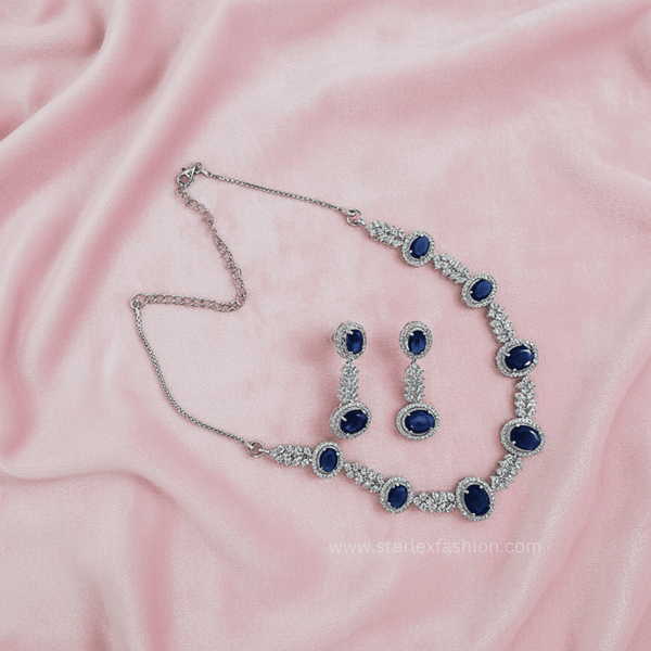 Zaheen Elegant BLUE AD Set