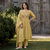Mustard Meher Anarkali Set