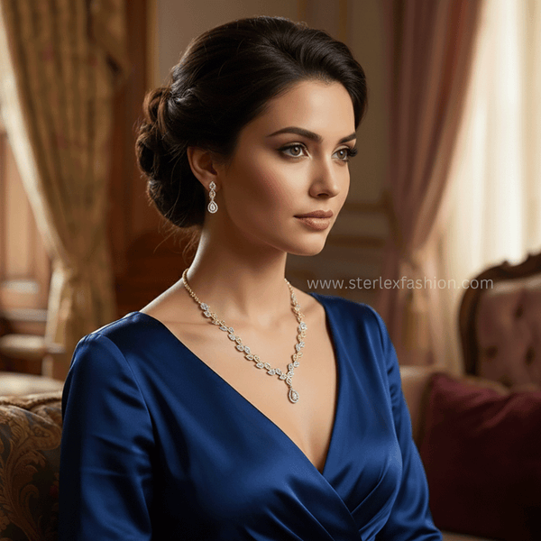 Royal Glossy AD Necklace Set