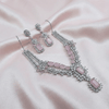 Raj Rupa Pink AD Necklace