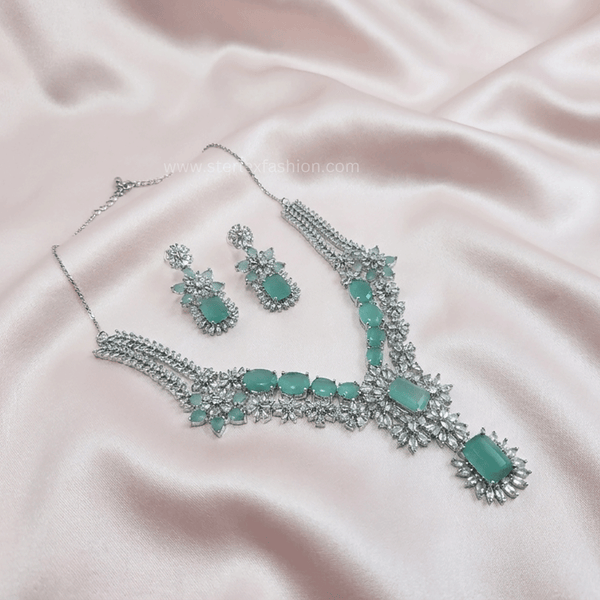 Raj Rupa Pista AD Necklace