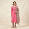 Floral Embroidered Dress Material