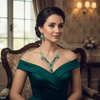 Raj Rupa Pista AD Necklace