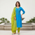 Floral Embroidered Dress Material