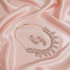 Diviyala Rose Gold AD Necklace