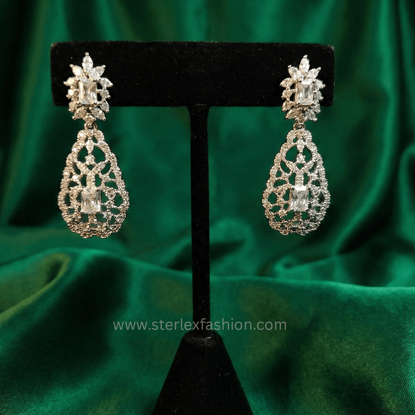 White Bloom Earrings