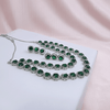 Twinkle Green AD Necklace