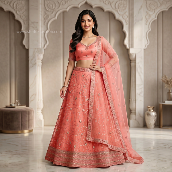 Ethnic Embroidered Lehenga