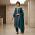 Aarini Teal Suit Set with Dupatta