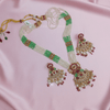 Mint Pearl Kundan Haar