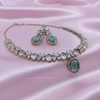 Elara Emerald Charm Necklace Set