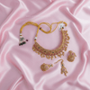 Royal Pink Green Choker