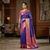 Royal Blue & Magenta Banarasi Silk Saree