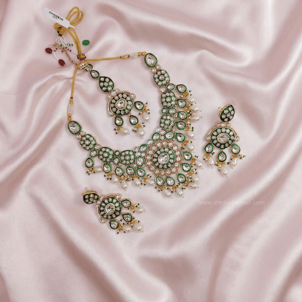 Nazakat White Pearl Set