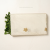 Ivory & Sage Green Embroidered Traditional Saree