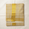 Classic Ivory Checks Kasavu Saree